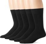 Amazon Essentials Men's Cotton Blend Solid Dress Socks, 5 Pairs - Image 2