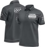 Custom Shirts, Custom Polo, Custom Polo Shirts for Men Personalized Golf Shirts Design Your Own Polos - Image 2