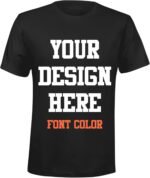 Custom T Shirts Design Your Text, Personalized T Shirts for Men Women with Front & Back Print Customized T Shirts - Image 2