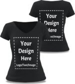 Custom T Shirts Unisex Customized Shirts Bulk for Women Men Design Your Own Short Sleeve Tee Shirts with Logo Text - Image 2