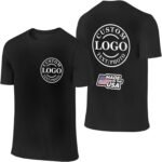Custom T Shirts for Men Women Design Your Own Custom T-Shirt with Photo Logo Text Personalized Shirts Front/Back Print - Image 2
