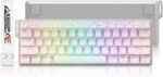 DAREU COOL60 60% Hall Effect Gaming Keyboard with Magnetic Switch, SOCD, 0.01mm Actuation Adjustable Rapid Trigger,8000 Hz Polling, Topographic PBT Keycaps, Hot-swap, RGB Backlit - Image 2
