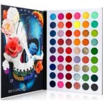 DE'LANCI Big Colorful Eyeshadow Palette Professional 54 Color Board Eye Shadow Bright Neon Glitter Matte Shimmer Makeup Pallet Highly Pigmented Powder EyeShadow for Women Girl Halloween Christmas Gift - Image 2