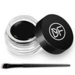 Eyeliner Gel Set,Long Lasting Waterproof High-Intensity Pigments Smudge-Proof Eye liner Makeup With 5.51 IN Long Eyeliner Brush Water-Resistant Creamy Gel 5G-Black - Image 2