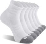 FITRELL 6 Pack Men's Athletic Ankle Socks Cushioned Sports Running Socks 7-9/9-12/12-15 - Image 2