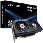 GPVHOSO GTX 1060 6GB Computer Graphics Card.GDDR5 8K 192bit HDR VR Ready, 1060 Video Cards forGaming PC, Tarjeta Gráfica Support Direct X12 PCle3.016, Dual Cooling Fans, HDMI + 2*DP Black - Image 2