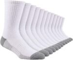 Heatuff 12 Pairs Men's Cotton Performance Athletic Crew Extra Heavy Cushion Socks - Image 2