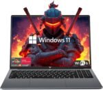 KAIGERR Laptop, Laptops with AMD Ryzen 4300U(Up to 3.7GHz), 16GB DDR4 512GB SSD Laptop Computer, 16.0inch Windοws 11 Laptop, 1920P FHD Display, WiFi 6, USB3.2, Type_C - Image 2