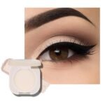 KYDA Beige Matte Single Eyeshadow, Multiuse for Matte Eyeshadow and Primer, Buildable Off White Eyes Shadow, Ultra-fine Lightweight, Crease-proof High Pigmented Formula, Moonlight - Image 2