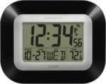 La Crosse Technology Atomic Wall/Table Clock, 7.2-inch H x 8.95-inch W x 1.2-inch D (WT-8005U-B) - Image 2