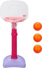Little Tikes Easy Score Basketball Set, Pink- Amazon Exclusive 22.00 L x 23.75 W x 61.00 H Inches - Image 2