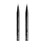 NYX PROFESSIONAL MAKEUP Epic Ink Liner, Waterproof Liquid Eyeliner - Black (Pack Of 2), Vegan Formula - Image 2