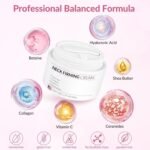 Neck Creams for Tightening and Firming, Neck Firming Cream with Collagen, Hyaluronic Acid, Day & Night Anti-Aging Skin Tighten and Lift Cream for Neck, Décolleté & Face – 1.7Fl Oz - Image 2