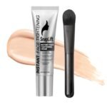 Perfection Eye Tightener Instant Firming Primer Gentle Skin Care Moisturizing Eye Tightener Cream with Brush, No-Filter Firming Primer, Instant Firm-ing Formula for Fine Lines and Wrinkles (Sliver, 1) - Image 2