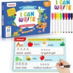 Preschool Learning Activities Kindergarten Workbooks, Toddler Alphabet Learning Educational Toys for 2 3 4 5 Year Old, Writing Practice Tracing Activity Books, Travel Toys,Learning Book Gifts for Kids - Image 2