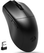 Redragon Wireless Gaming Mouse, 54G Lightweight, Tri-Mode 2.4G/USB C Wired/Bluetooth, Black PC Gaming Mice for Computer Laptop Mac Windows, Max 128000 DPI, 1K Polling, 6 Programmable Buttons, M821 - Image 2
