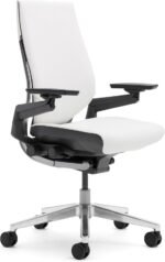 Steelcase Gesture Office Chair - Ergonomic Work Chair with Wheels for Carpet - Comfortable - Intuitive-to-Adjust for Desk - 360-Degree Arms - Coconut Yellow Fabric - Image 2