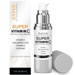 Super Vitamin C Face Serum for Mature Skin: Hydrating Brightening Formula - Vitamin C, Hyaluronic Acid, Vitamin E, Caffeine - Face Lift Serum for Wrinkles, Dark Spots - 1.7 fl. oz. - Image 2