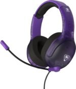 Turtle Beach Airlite Fit Wired Gaming Headset: Officially Licensed for Nintendo Switch, Nintendo Switch Lite & OLED Model - Flip-to-Mute Mic, Over-Ear Comfort Cushions, 40mm Speakers - Ghost Purple - Image 2