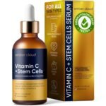 Vitamin C Serum for Face with Stem Cells Hyaluronic Acid Vitamin E Aloe Vera For All Skin Types Anti-Aging Face Seru Supports Skin Health & Even Tone Day and Night Made in USA 1 Oz - Image 2