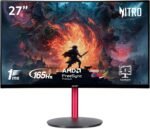acer Nitro 27" Full HD 1920 x 1080 1500R Curve PC Gaming Monitor | AMD FreeSync Premium | 165Hz Refresh | 1ms (VRB) | ZeroFrame Design | 1 x Display Port 1.4 & 2 x HDMI 2.0 Ports ED270R Mbmiiphx - Image 2