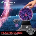 Discovery™ Plasma Globe Lamp, Touch & Sound Sensitive Lightning, Interactive Electric Plasma Ball for Hands-On STEM Learning, Plug-in Bedroom & Desktop Decorative lamp - Image 5