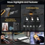 Ulefone Armor X13 Rugged Phone, 12+64GB, 50MP Rear Camera, 24MP Night Vision Camera, Android 15 OS Rugged Smartphone, 6.52” Screen, 6320mAh, NFC, GPS, Dual 4G Unlocked Phones- Orange - Image 8