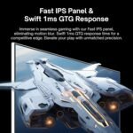 Pixio PX248 Wave White 24 inch 200Hz Refresh Rate FHD 1080p Resolution Fast IPS Panel 1ms GTG Response Time Built-in Speakers Gaming Monitor with Adaptive Sync - Image 5
