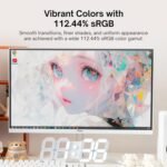 Pixio PX248 Wave White 24 inch 200Hz Refresh Rate FHD 1080p Resolution Fast IPS Panel 1ms GTG Response Time Built-in Speakers Gaming Monitor with Adaptive Sync - Image 7