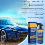 2Pcs Advanced Car Quick-Acting Coating Agent Spray, Car Scratch Wax Polish Quick Effect Coating Agent Spray for Shine & Protection, Cars Wax Oil Film Emulsion Glass Cleaner for Vehicles - Image 3