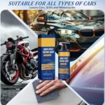 2Pcs Advanced Car Quick-Acting Coating Agent Spray, Car Scratch Wax Polish Quick Effect Coating Agent Spray for Shine & Protection, Cars Wax Oil Film Emulsion Glass Cleaner for Vehicles - Image 5