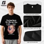 FEEGO Unisex Custom T Shirts for Men Women - Design Your Own with Photo, Front & Back Print, Short Sleeve Cotton Tees - Image 4