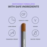 Wonderskin Eyeliner Pencil, 1440 Longwear Brown Eyeliner Pencil - Waterproof, Sharpenable & Smudge Proof (Brown Sugar) - Image 5