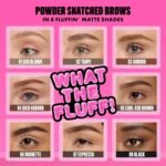 NYX PROFESSIONAL MAKEUP Fluff & Snatch Brow Powder Pen, Cream To Powder Eyebrow Pen For Soft, Defined Brows, Smudge and Transfer-Resistant Formula - Black - Image 7