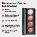 Revlon Crème Eyeshadow Palette, Illuminance Eye Makeup with Crease- Resistant Ingredients, Creamy Pigmented in Blendable Matte & Shimmer Finishes, 710 Not Just Nudes, 0.12 Oz - Image 4