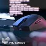 Redragon M916 PRO 3-Mode Wireless Gaming Mouse, Hype-Speed 4K Polling Rate, 49G Ultra-Light 26K DPI Mouse w/Ergonomic Natural Grip Build, Redefinable Macro Buttons, Software Supported - Image 8