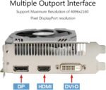 QTHREE Radeon RX 550 4GB Graphics Card,GDDR5 128-Bit,Video Card for PC Working with DP/HDMI/DVI-D Ports,ITX GPU,PCI Express 3.0 X8,DirectX 12 - Image 4