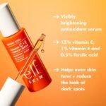 e.l.f. SKIN Bright Icon Vitamin C + E + Ferulic Face Serum, Brightening & Soothing with 15% Vitamin C, Vegan & Cruelty-Free - Image 3