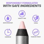 Wonderskin Eyeliner Pencil, 1440 Longwear Pink Eyeliner Pencil - Waterproof, Sharpenable & Smudge Proof (Icing) - Image 5
