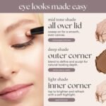 Julep Eyeshadow 101 Cream-to-Powder Waterproof Shadow Stick – Champagne Shimmer – Long-Lasting, Crease-Proof, Medium Golden-Beige Shimmer Cream Eyeshadow with Built-in Smudger - Image 5