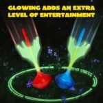 JOYIN Lawn Darts Game Set for Kids and Adults - Glow in The Dark Outdoor Lawn Games for Adults and Family, Soft Tip Darts Set for Kids Camping, Outside Yard - Image 3