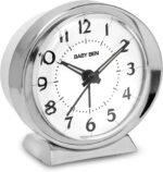 Westclox Classic Baby Ben Alarm Clock - Authentic 1964 Design, Reliable Beep White Alarm Clock, Battery Operated, Metal Bezel - Image 3