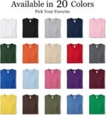 Bulk Custom T Shirts for Men Women, Personalized T Shirt with Your Own Text Logo Photo Name, Customized Cotton T-Shirts - Image 5