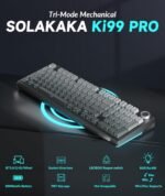 SOLAKAKA KI99 Pro 96% Wireless Mechanical Keyboard, RGB Gaming Keyboard, Hot-Swappable Pre-Lubed Switches, Gasket Structure Creamy Keyboards (Gradient-Black, Non-Silent Version) - Image 3