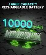 SOLAKAKA KI99 Pro 96% Wireless Mechanical Keyboard, RGB Gaming Keyboard, Hot-Swappable Pre-Lubed Switches, Gasket Structure Creamy Keyboards (Gradient-Black, Non-Silent Version) - Image 7