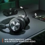 SteelSeries Arctis Nova Pro Wireless Xbox Multi-System Gaming Headset - Premium Hi-Fi Drivers - Active Noise Cancellation Infinity Power System - Stealth Mic - Xbox, PC, PS5, PS4, Switch, Mobile - Image 6