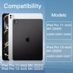 JETech Camera Lens Protector for iPad Pro 11-Inch M5/M4 and iPad Pro 13-Inch M5/M4, 9H Anti-Scratch HD Clear Tempered Glass, Full Coverage, Easy Installation, 3-Pack - Image 3