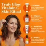 TruSkin Vitamin C Serum for Face - Anti Aging Face Serum with Hyaluronic Acid & Vitamin E - Brightening Formula for Improving Appearance of Dark Spots, Fine Lines & Wrinkles - All Skin Types, 1 fl oz - Image 7