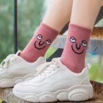 Meloday 10 PACK Crazy Funny Emotion Crew Socks Soft Cotton - 10 different fun designs and color per pack - Image 7
