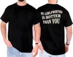 Custom Bootleg Girlfriend Shirts for Men - Personalized I Love My Girlfriend Shirt - Valentines Couple Tshirt - Image 3